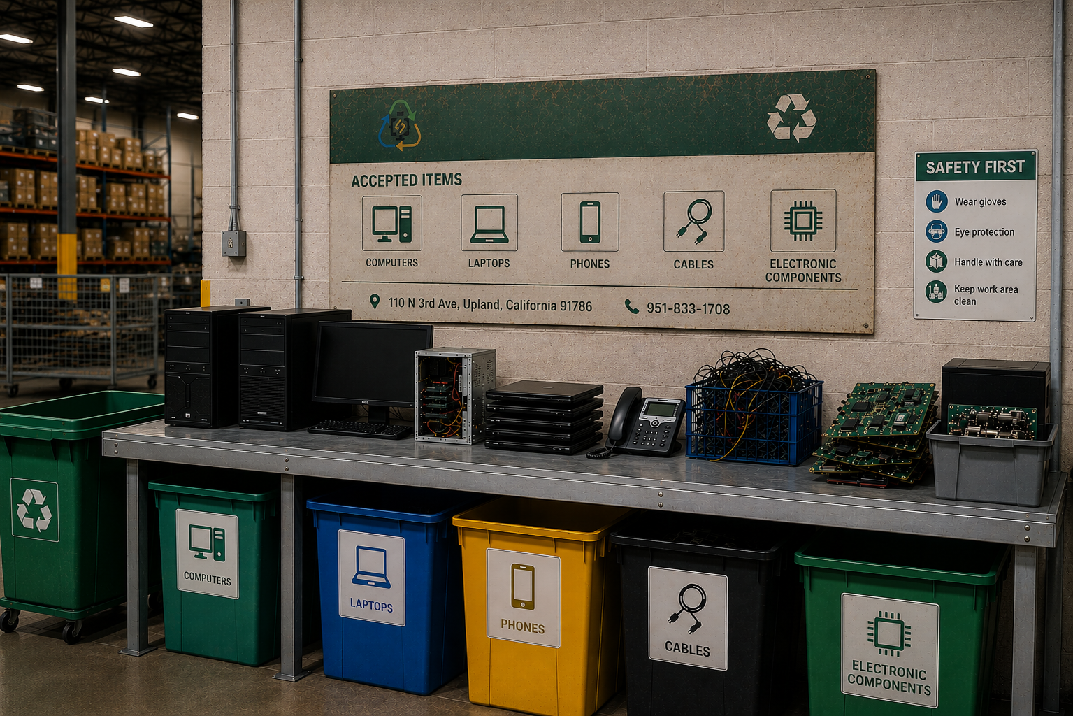 ZS Recycling facility collection station